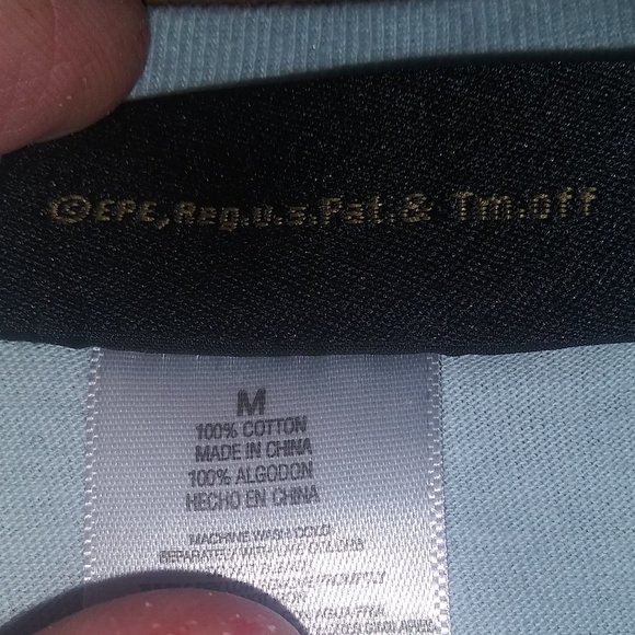 Elvis Presley Jailhouse Rock Baby Blue Vintage T-Shirt (Size Medium) NEW Rock - Picture 3 of 4